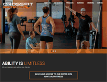 Tablet Screenshot of crossfitmantaray.com